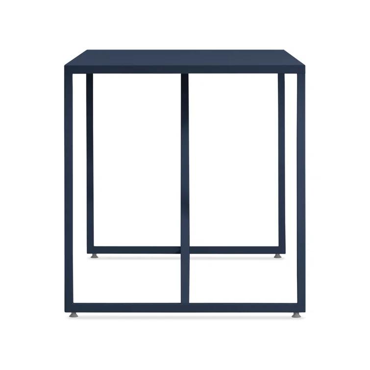 Strut Walnut Metal Base Dining Table