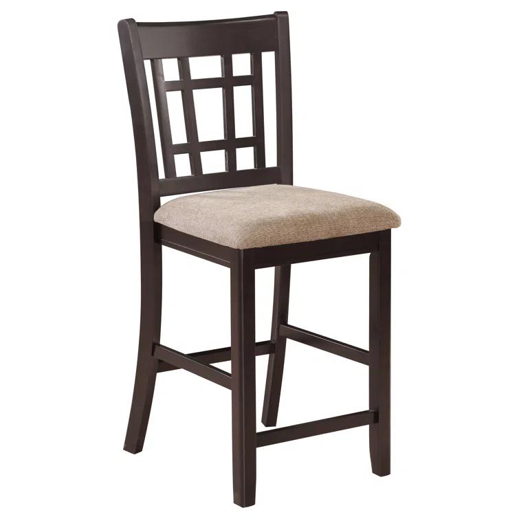 Damian 5-Piece Counter Height Dining Room Set Light Chestnut And Espresso