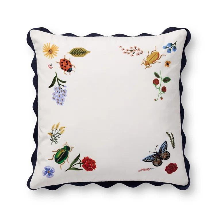 Rifle Paper Co. x Loloi Curio 22" x 22" Pillow