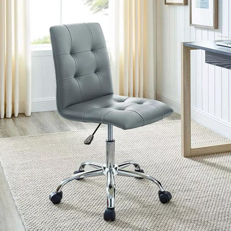 Modway Ripple Armless Mid Back Vinyl Office Chair