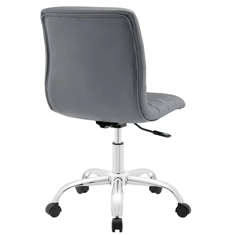 Modway Ripple Armless Mid Back Vinyl Office Chair