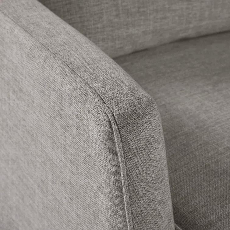 Martha Stewart London 360°Swivel Armchair with Lumbar Pillow