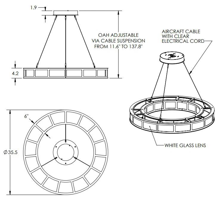 Carlyle Metro Chandelier