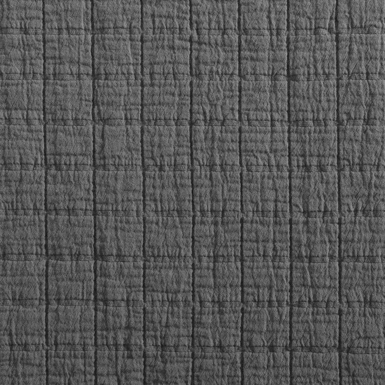 Calvin Klein Essential Garment Washed Solid Reversible Cotton Coverlet