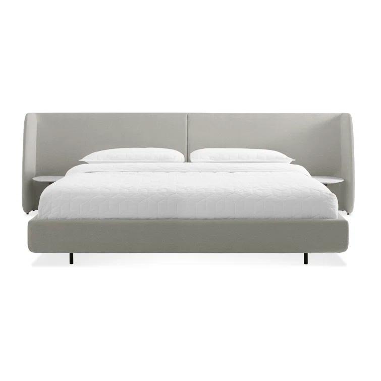 Hunker Upholstered Panel Bed