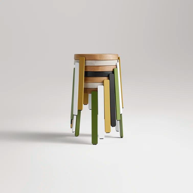 Unit Solid Wood Accent Stool