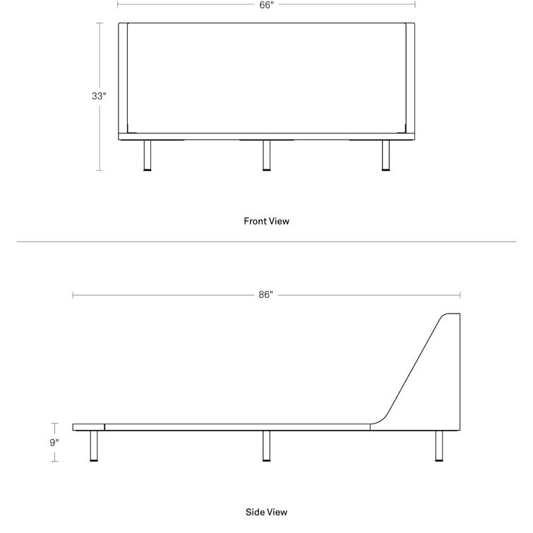Nook Upholstered Platform Bed