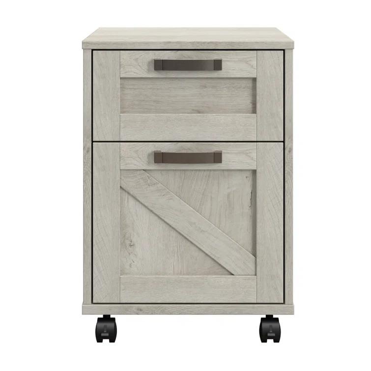 Cowden 16"W 2 -Drawer Mobile Vertical Filing Cabinet
