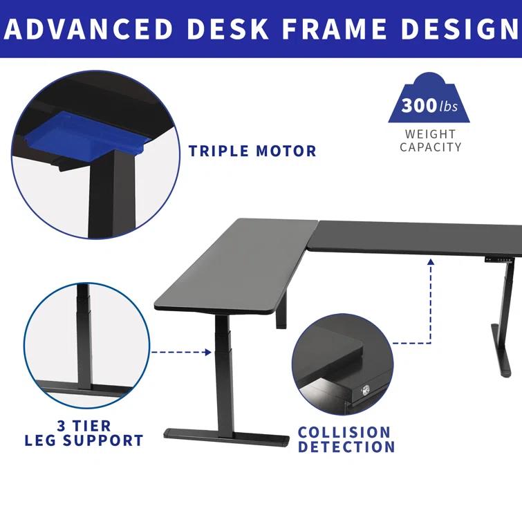 Electric 83" x 60" Stand Up Corner Desk