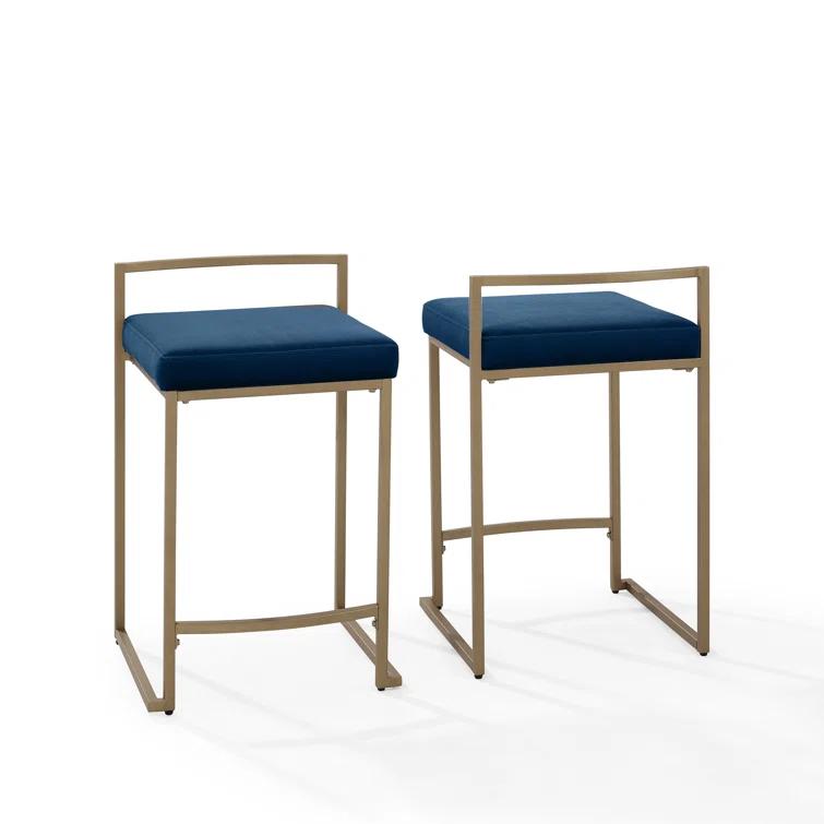 Progreso Upholstered Counter Stool with Metal Frame