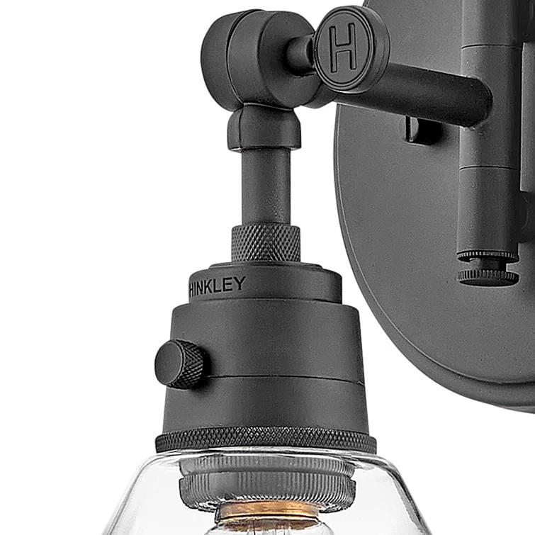 Arti 7.75-in Swing Arm Extendable Single Light Plug-In Sconce with On/Off Switch
