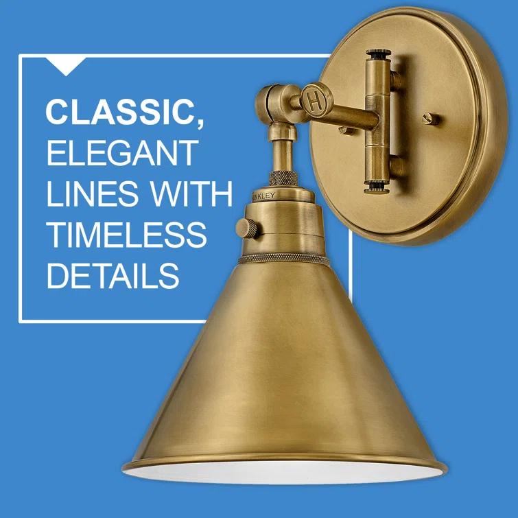 Lennon Adjustable Sconce - Brass
