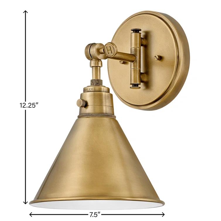 Lennon Adjustable Sconce - Brass
