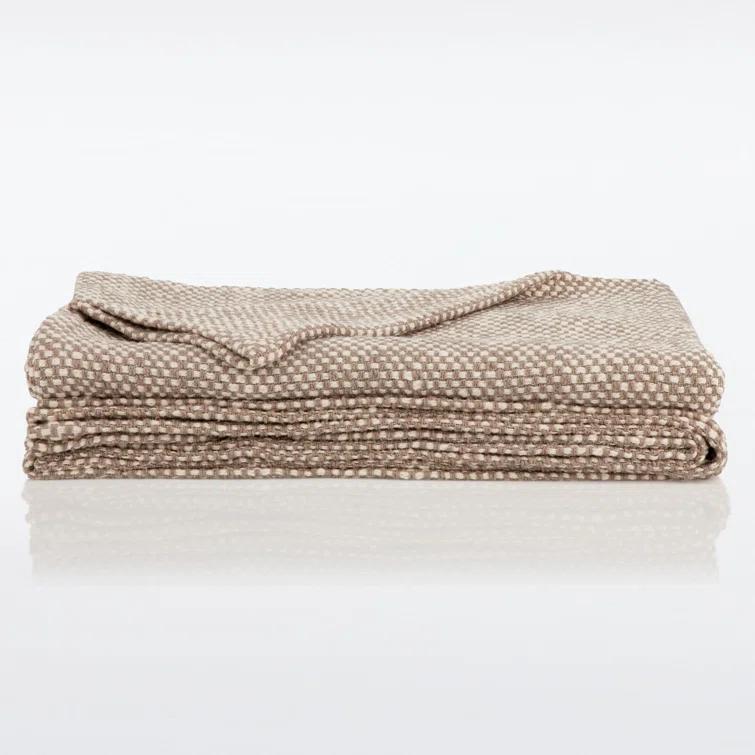 Nate Home by Nate Berkus Two-Tone Cotton Bed Blanket