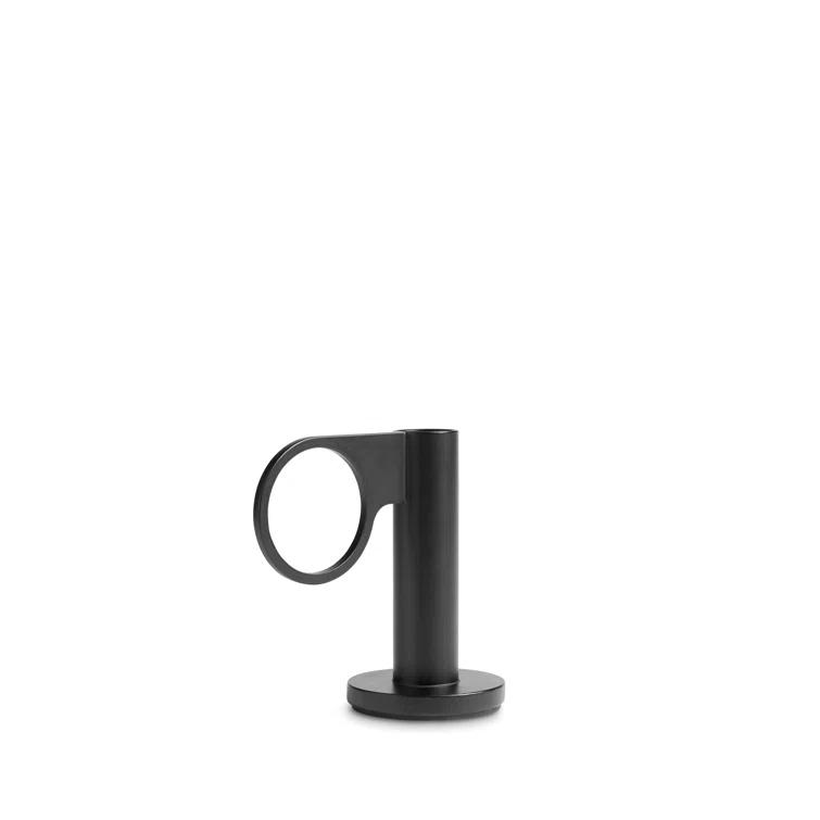 Blu Dot Who Goes There? 5'' H Powder-coated Steel Tabletop Candlestick
