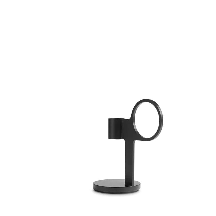 Blu Dot Who Goes There? 5'' H Powder-coated Steel Tabletop Candlestick