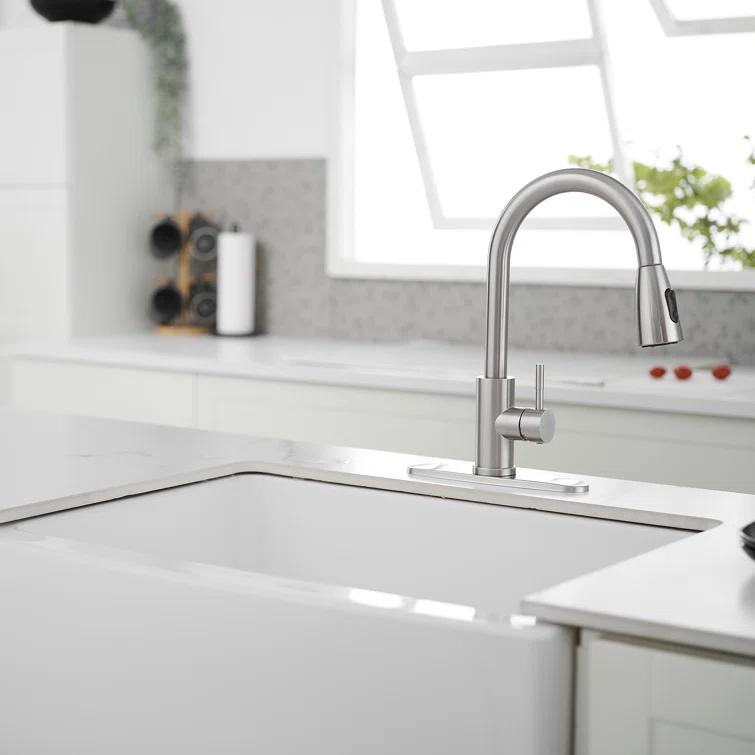 VIBRANTBATH Pull Out Kitchen Faucet