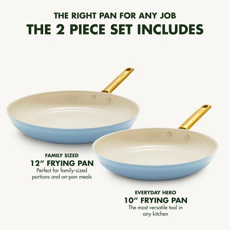 GreenPan ™ Reserve Sky Blue 10" and 12" Fry Pans Set