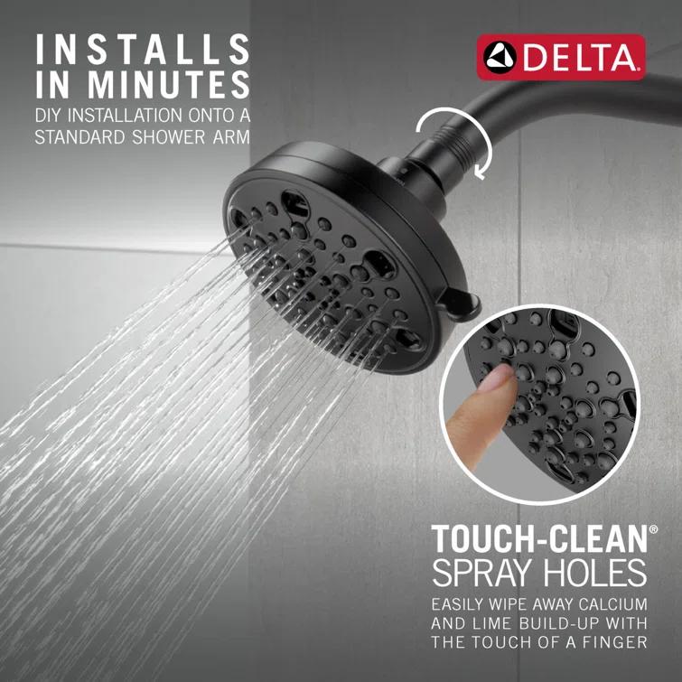 H2Okinetic 5-Setting Contemporary Shower Head