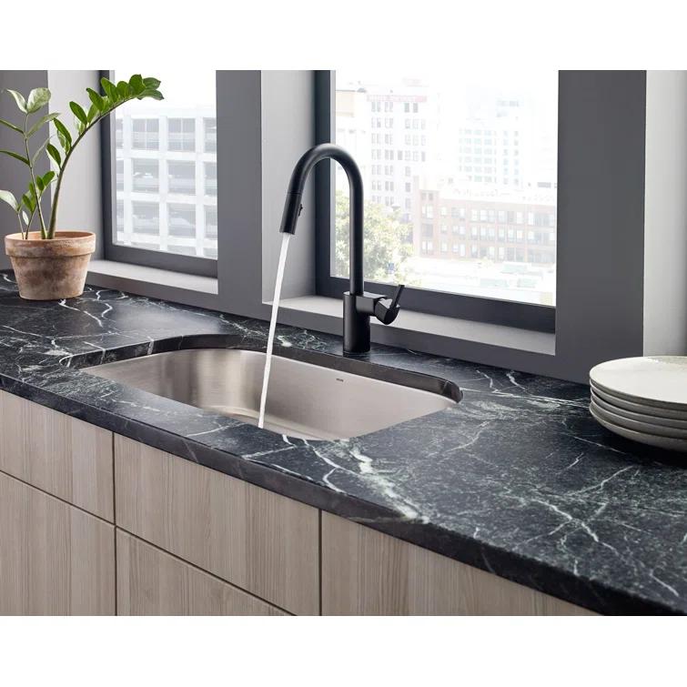 Moen Align One Handle Modern Kitchen Pulldown Faucet with Reflex and Power Clean Technology