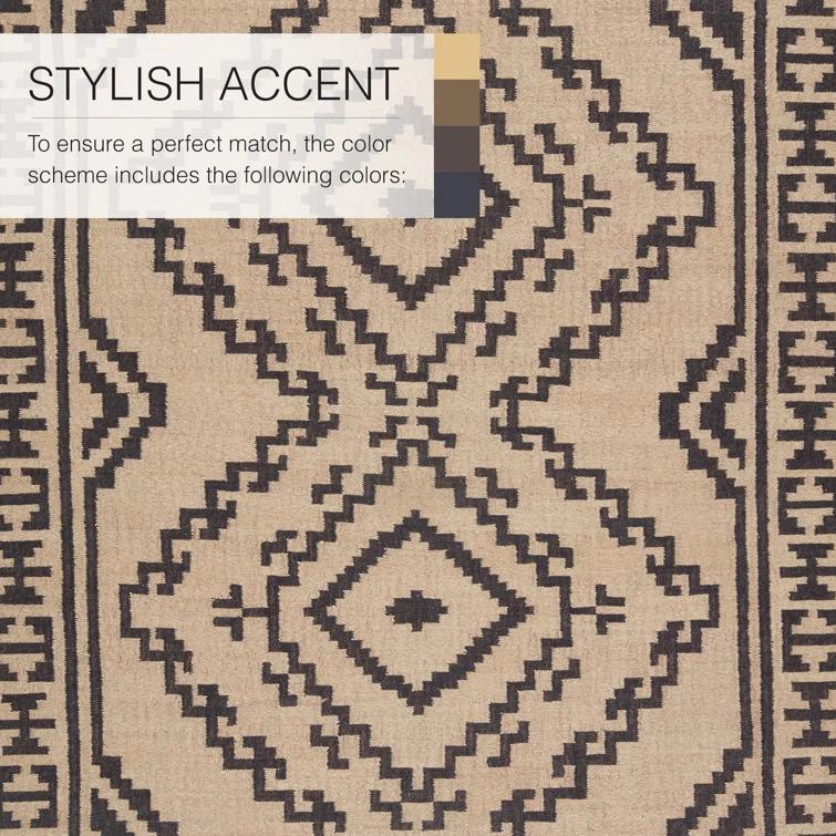 Louie Jute / Sisal Light Beige/Black Rug