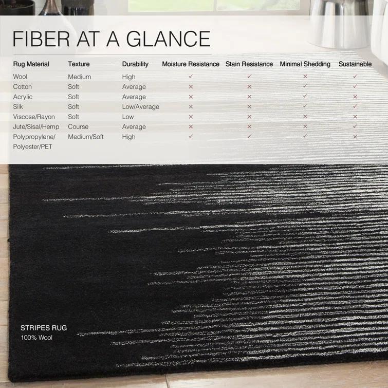 Jaipur Living Soft 9x12 Large Area Rug, Abstract, Black/Cream