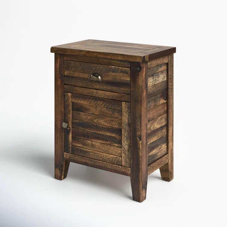 Jofran Artisan's Craft Accent Table Dakota Oak, 20" W X 13" D X 25" H, Finish, (Set of 1)