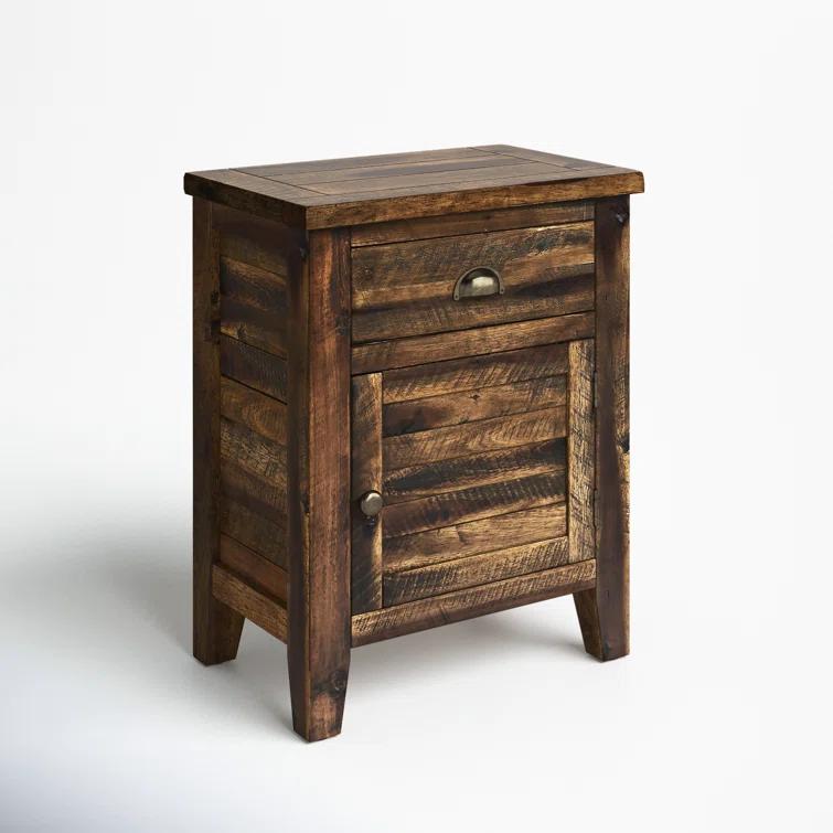 Jofran Artisan's Craft Accent Table Dakota Oak, 20" W X 13" D X 25" H, Finish, (Set of 1)