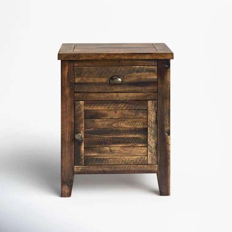 Jofran Artisan's Craft Accent Table Dakota Oak, 20" W X 13" D X 25" H, Finish, (Set of 1)