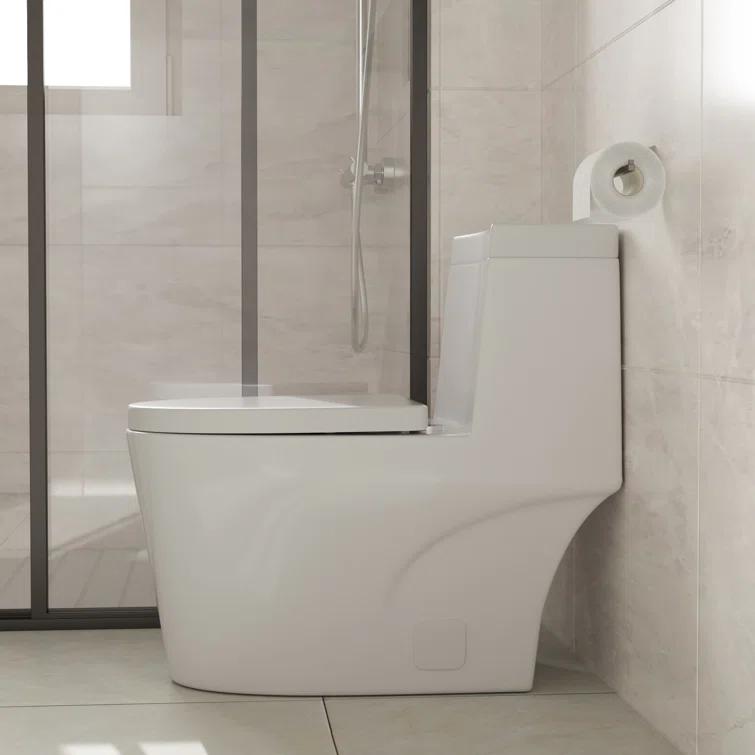 Sarlai S-MT112TD Sarlai 1.6 Gallons GPF Elongated Comfort Height Floor Mounted One-Piece Toilet (Seat Included)