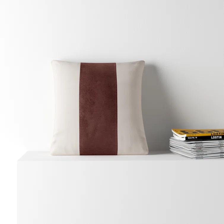Kat Striped Cotton Throw Pillow