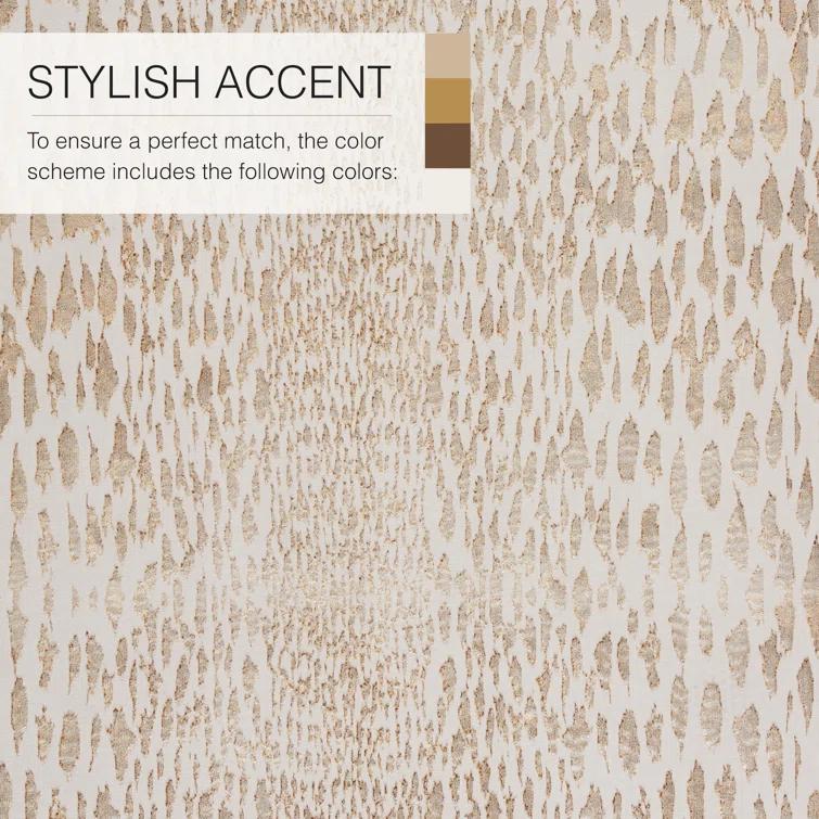 Malilla Animal Print Beige Area Rug