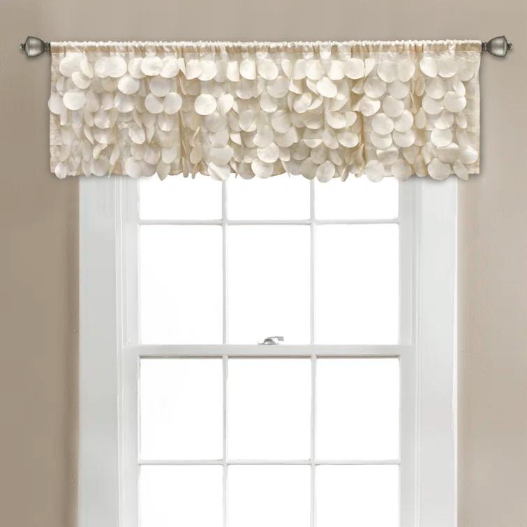 Lush Decor Gigi Scalloped Window Valance