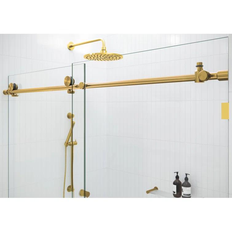 Eclipse 44 - 48 in. x 78 in. Fully Frameless Sliding Shower Door