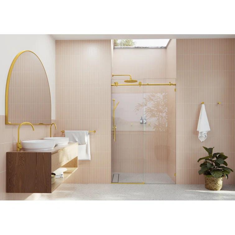 Eclipse 44 - 48 in. x 78 in. Fully Frameless Sliding Shower Door