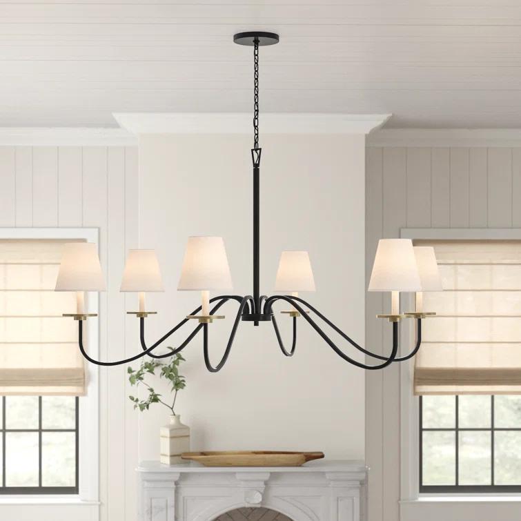 Cloverdale 6 - Light Dimmable Traditional Chandelier