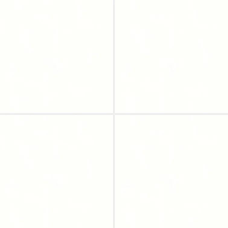 Shandar 24" x 24" Porcelain Marble Look Wall Floor Use Tile in Plain White