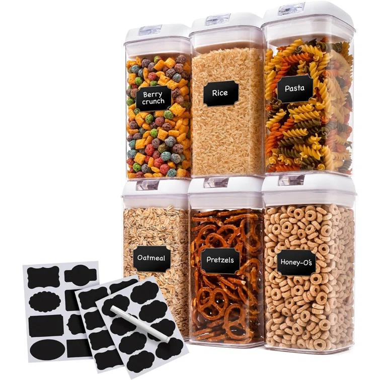 Cheer Collection Cheer Collection 43.2oz. Food Storage Container (Set of 6)