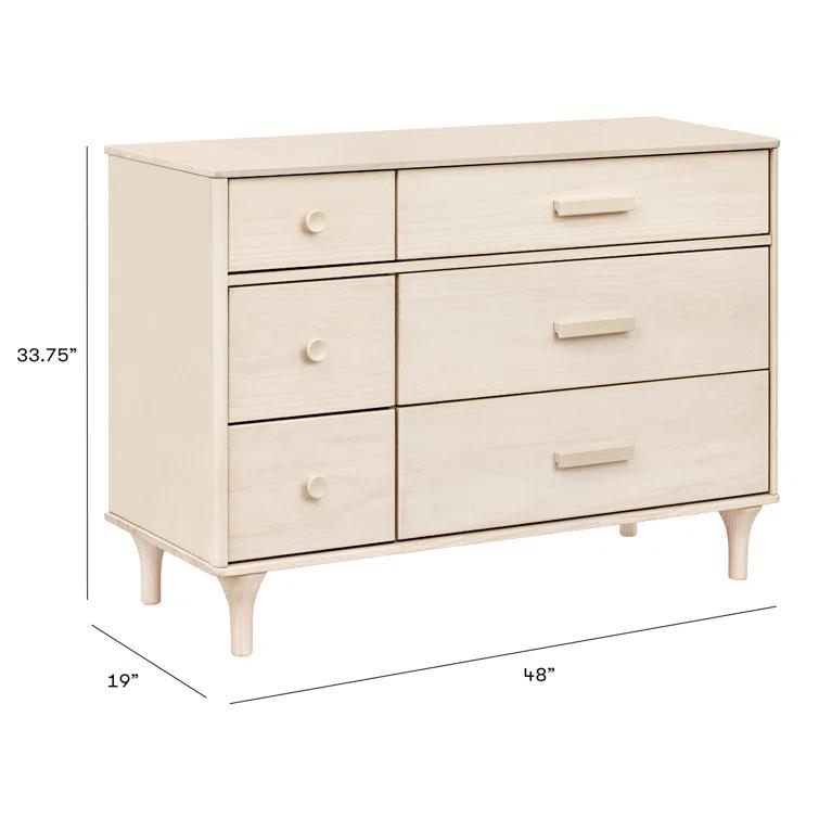 Lolly 6-Drawer Assembled Double Dresser