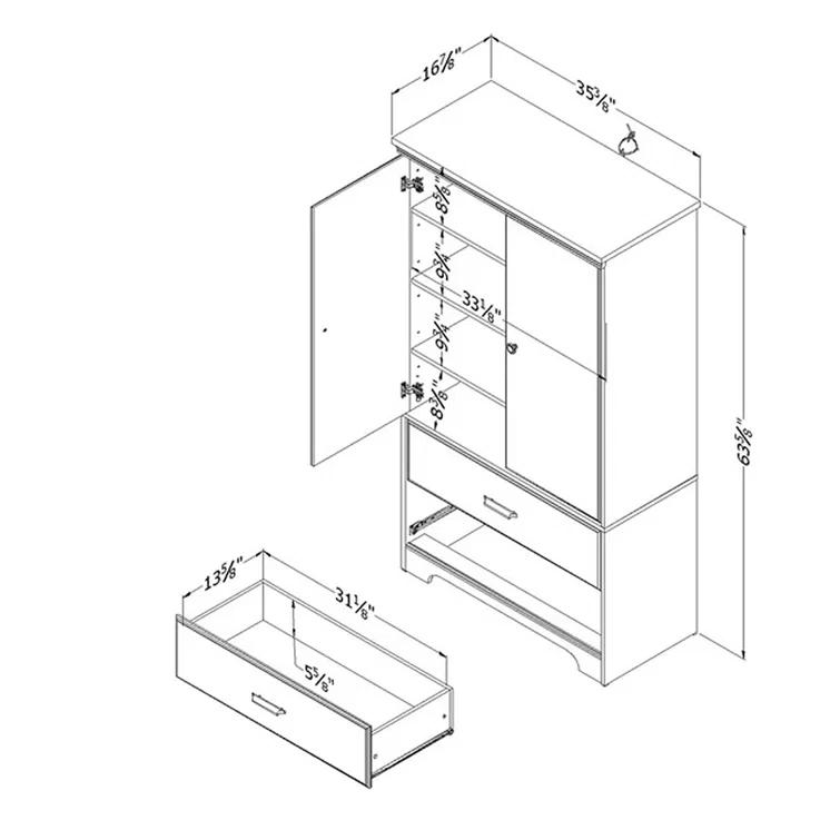 South Shore Versa Armoire