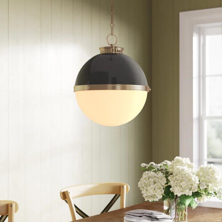 Manila Single Light Glass Dimmable Pendant