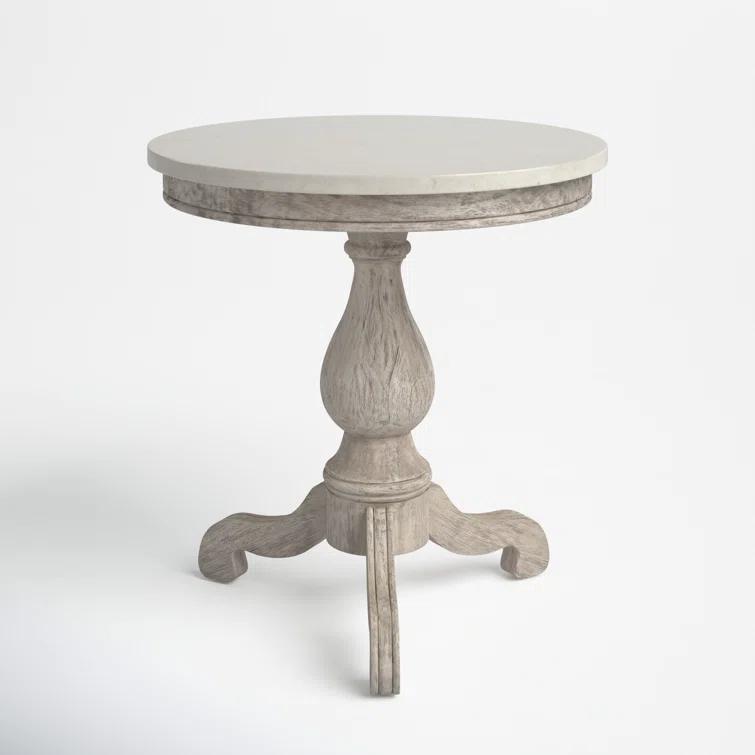 Aberdale End Table with Marble Top