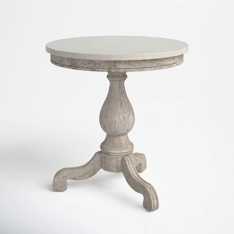 Aberdale End Table with Marble Top