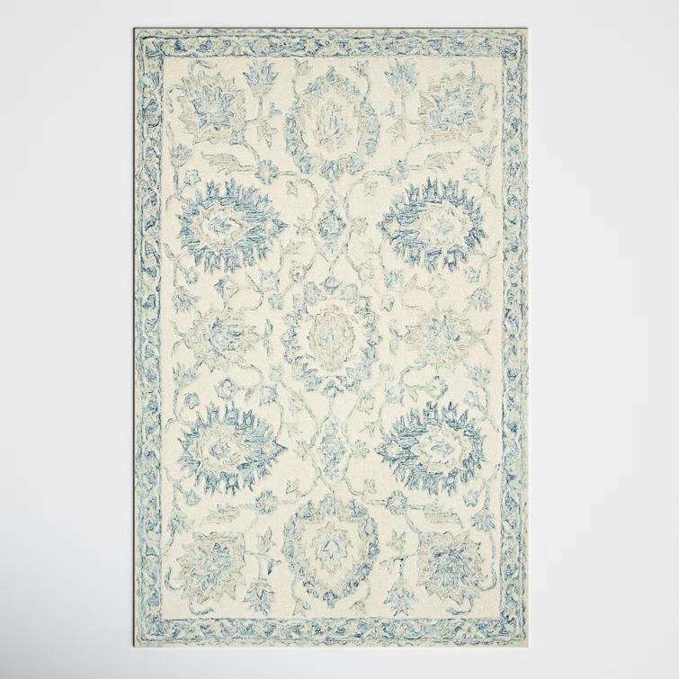 Aden Oriental Hand-Hooked Wool Area Rug