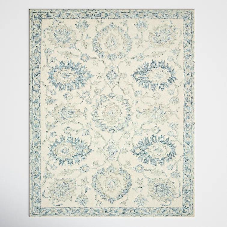 Aden Oriental Hand-Hooked Wool Area Rug