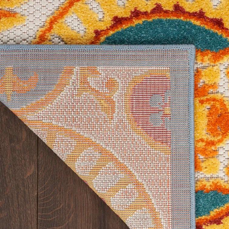 Lark Manor™ Isalia 5'3" X 7'5" Multicolor Tropical Rug