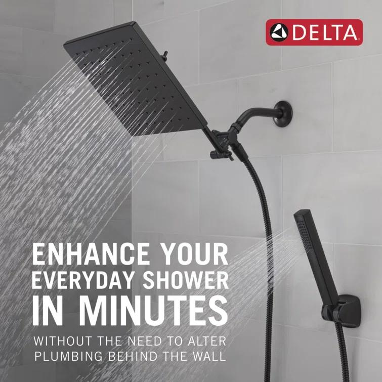 10-inch Raincan Shower Head and Hand Held Shower Combo, Rainfall Shower Head and Hand Shower