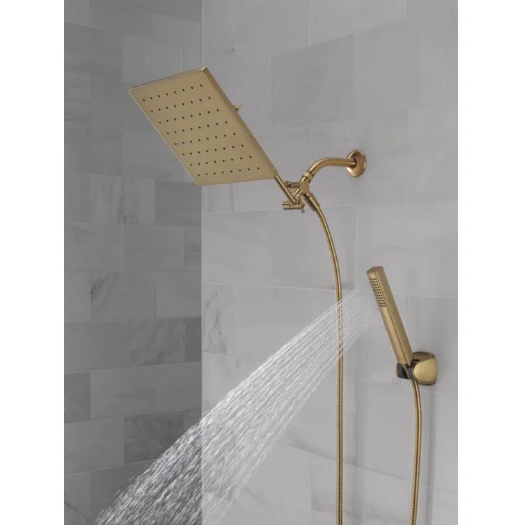 10-inch Raincan Shower Head and Hand Held Shower Combo, Rainfall Shower Head and Hand Shower