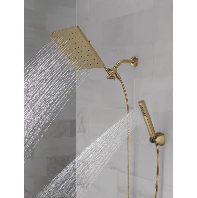 10-inch Raincan Shower Head and Hand Held Shower Combo, Rainfall Shower Head and Hand Shower