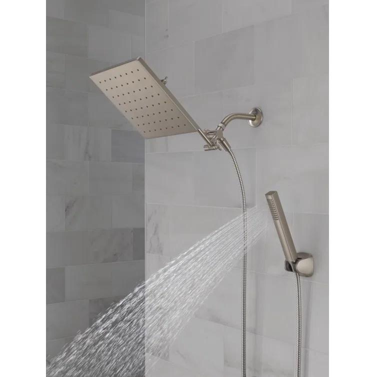 10-inch Raincan Shower Head and Hand Held Shower Combo, Rainfall Shower Head and Hand Shower